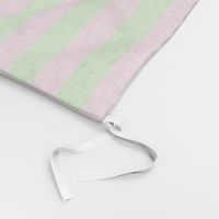 Stripes - Horizontal - 1 inch (2.54cm) - Pale Green (89DA65) and Light Pink (FBA0C6)