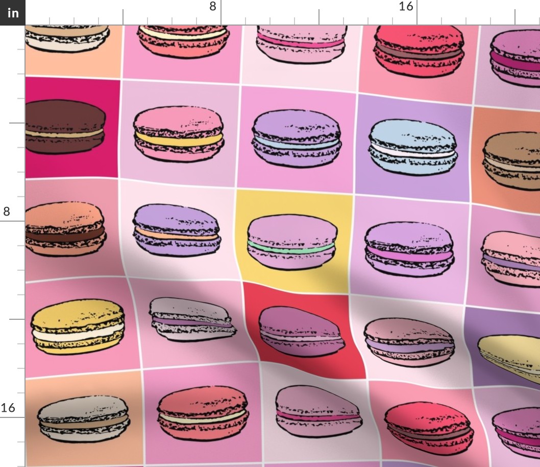 Pop Art Macarons: Retro Macaron Medley