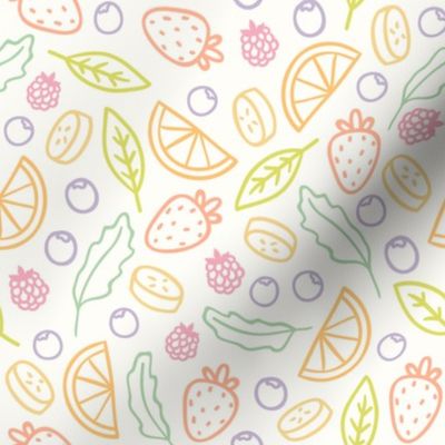 Tasty fruits pattern