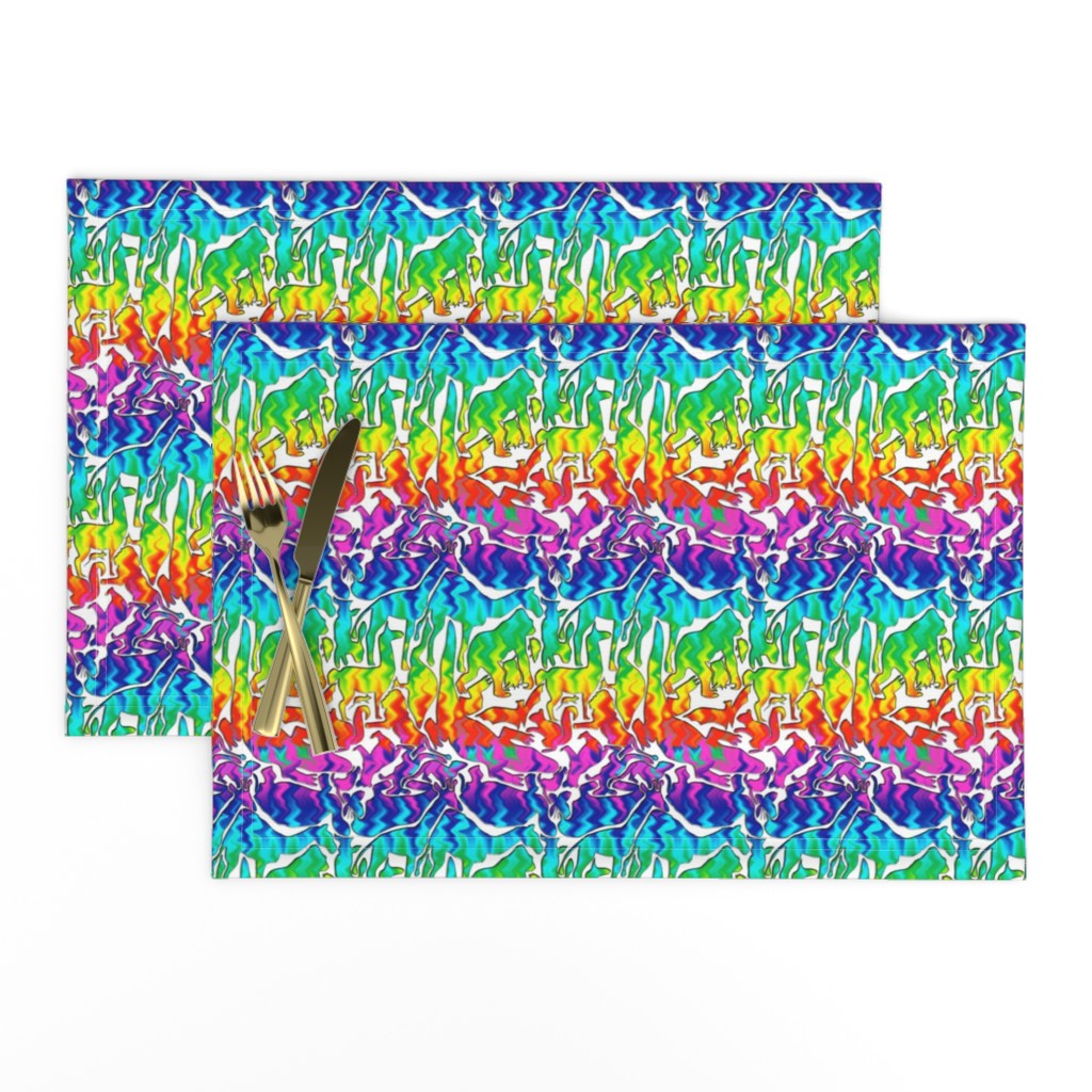 Rainbow Jigsaw Animals