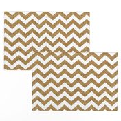 Glitter Chevron Gold