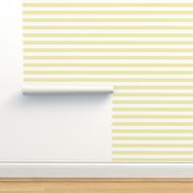 Stripes - Horizontal - 1 inch (2.54cm) - Cream (#F3E3C0) & White (#FFFFFF)