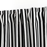  Stripes - Vertical - 0.5 inch (1.27cm) - Black (#000000) & White (#FFFFFF)