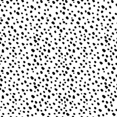 Lots of Spots wallpaper in black & white