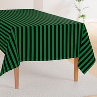 Stripes - Vertical - 1 inch (2.54cm) - Dark Green (#00813C) & Black