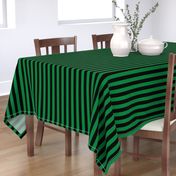 Stripes - Vertical - 1 inch (2.54cm) - Dark Green (#00813C) & Black