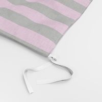 Stripes - Vertical - 1 inch (2.54cm) - Light Pink (#E95FBE) & Black (#000000)