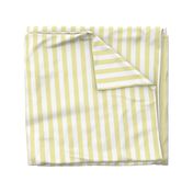 Stripes - Vertical - 1 inch (2.54cm) - Yellow Cream (#F3E3C0) & White (#FFFFFF)