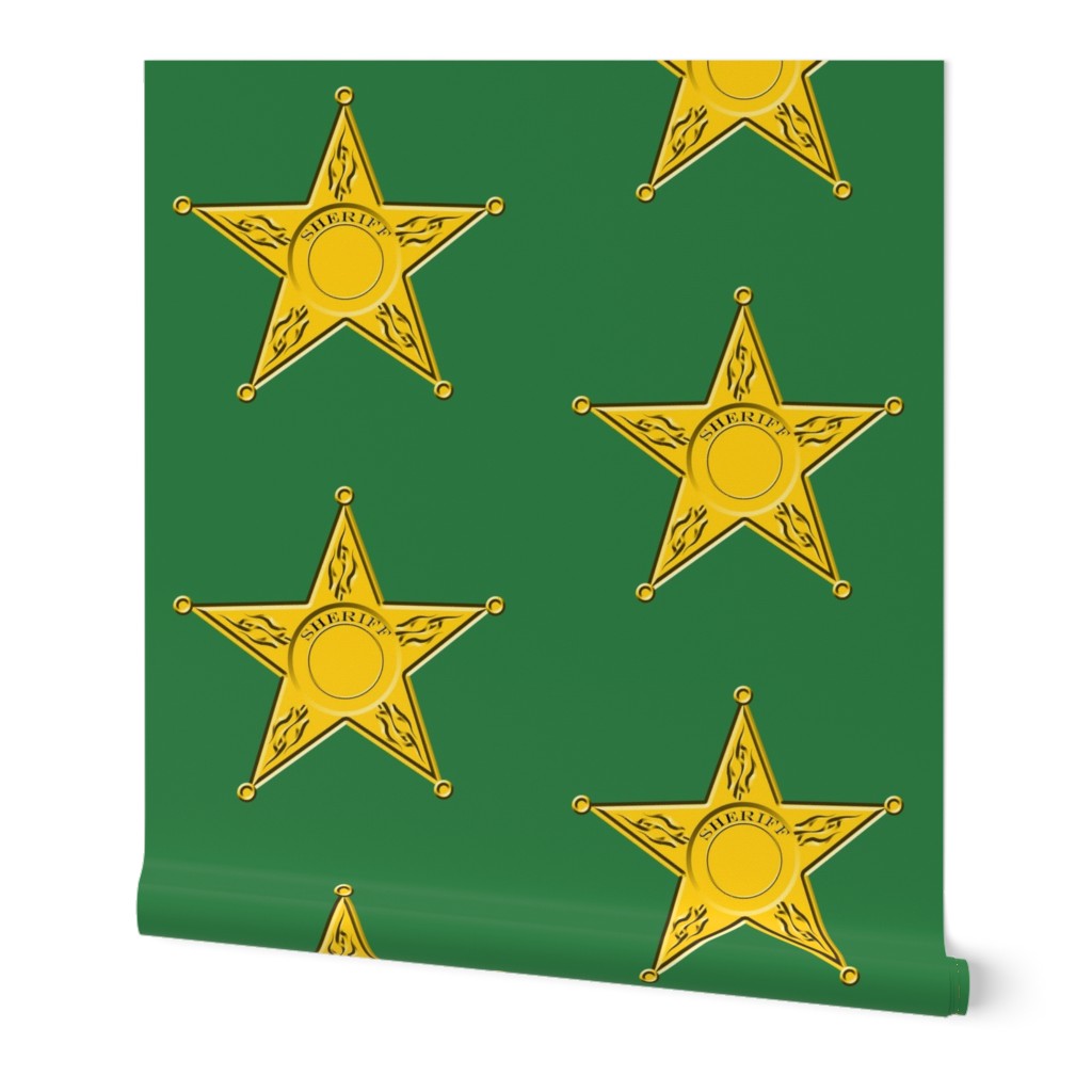 Sheriff Star Badge Rounded Points