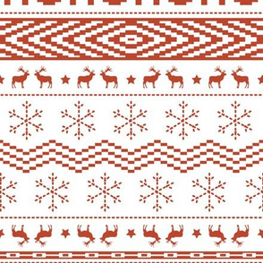 Ugly Christmas Sweater - White (Large Scale)