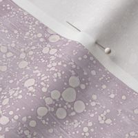 lilac-mauve rain splatter