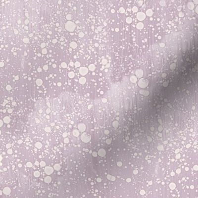 lilac-mauve rain splatter