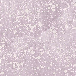 lilac-mauve rain splatter