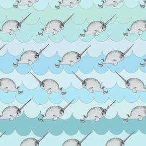 Narwhals in a Row