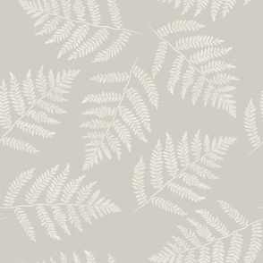 white ferns on hazel grey