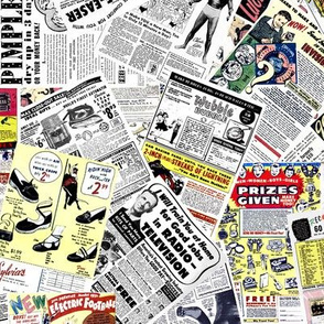 vintage comic book ads - LARGE PRINT
