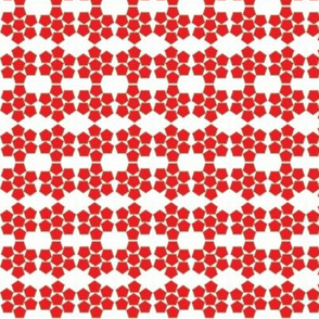 Red Pentagons