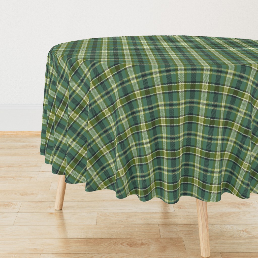 Soothing Celtic Green Plaid