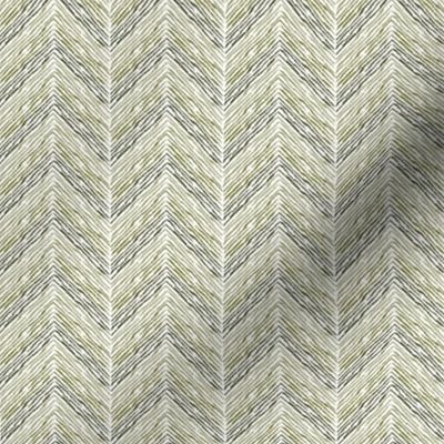 Crayon Chevron Olive Green