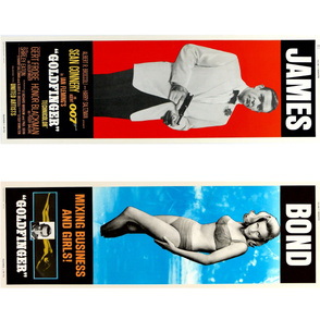 Goldfinger Movie Posters 1 and 2