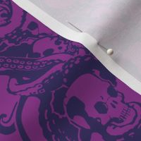 Skull & Tentacle in Divided Purple
