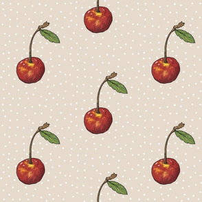 Cherry Handsketch - Kraft Polka