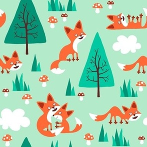Fox in the woods (small)