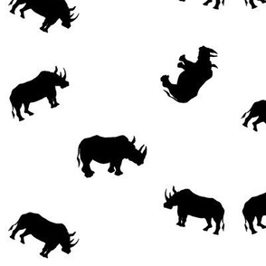 Rhino Silhouettes