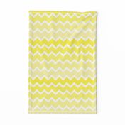 Lemon Yellow Ombre Chevron