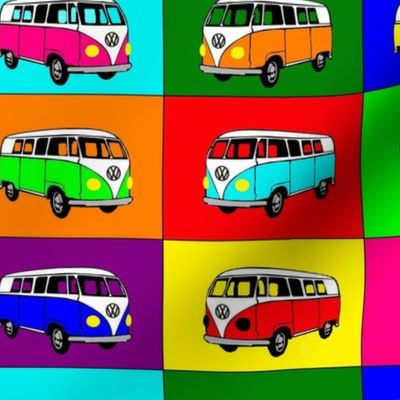 Warhol Inspired VW Bus