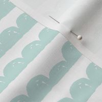 Mint bubbles scandinavian modern style pastel circle design