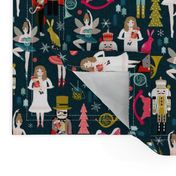 nutcracker ballet // nutcracker holiday xmas chirstmas fabric xmas holiday andrea lauren