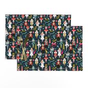 nutcracker ballet // nutcracker holiday xmas chirstmas fabric xmas holiday andrea lauren