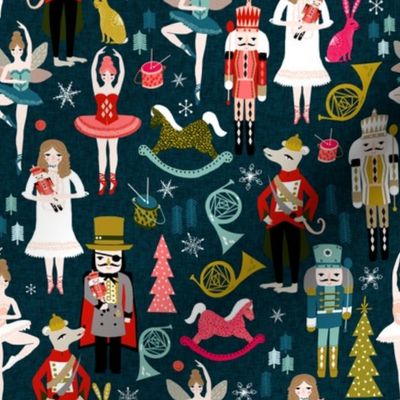 nutcracker ballet // nutcracker holiday xmas chirstmas fabric xmas holiday andrea lauren