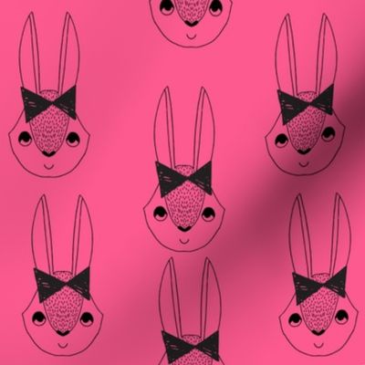 bunny // bunny bow rabbit head cute girls bunnies