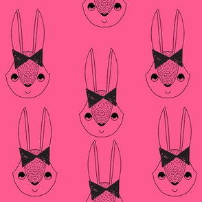 bunny // bunny bow rabbit head cute girls bunnies