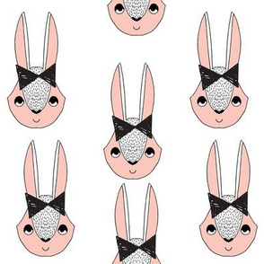 rabbit // pink bunny bow cute sweet little girls rabbit