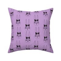 bunny // bunny head bow purple lilac lavender girls sweet pastel