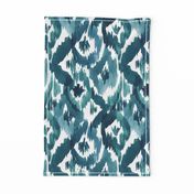 Ikat Diamonds Teal