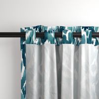 Ikat Diamonds Teal