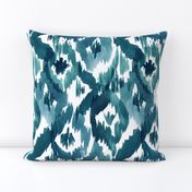 Ikat Diamonds Teal