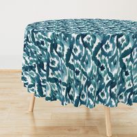 Ikat Diamonds Teal