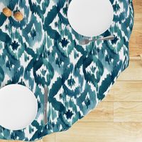 Ikat Diamonds Teal