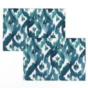 Ikat Diamonds Teal