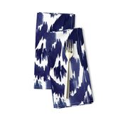 Ikat Diamonds Indigo Blue