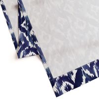 Ikat Diamonds Indigo Blue