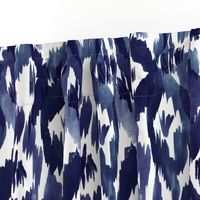 Ikat Diamonds Indigo Blue