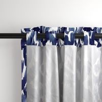 Ikat Diamonds Indigo Blue