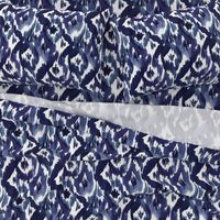 Ikat Diamonds Indigo Blue