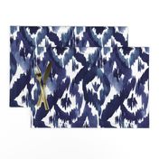 Ikat Diamonds Indigo Blue